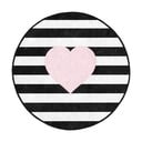 Černo-bílý dětský koberec ø 80 cm Comfort – Mila Home