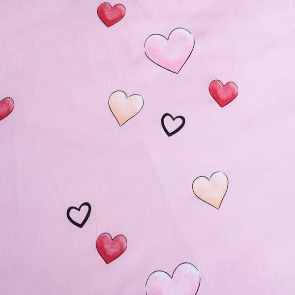 Bílo-růžové bavlněné dětské povlečení na jednolůžko 140x200 cm Minnie "White" – Jerry Fabrics-image-4