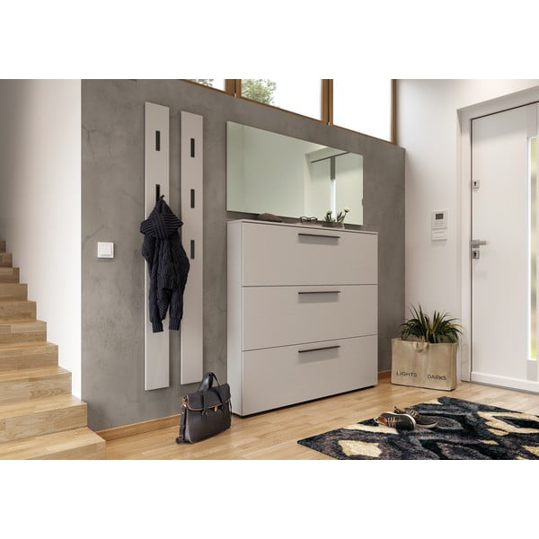 Šedobéžový výklopný botník Utah - Germania-image-3