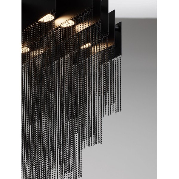 Matně černé ocelové LED stmívatelné závěsné svítidlo Revια – Nova Luce-image-2