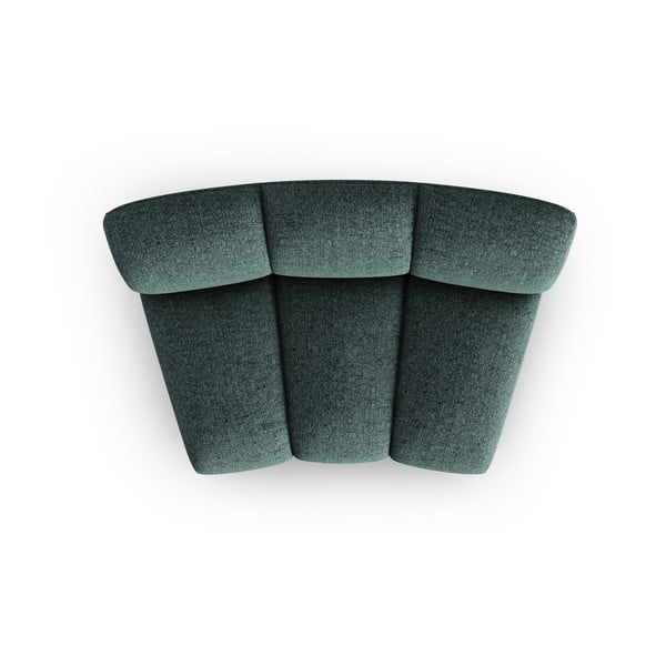 Tyrkysový modul pohovky (středový díl) Lupine – Micadoni Home-image-2