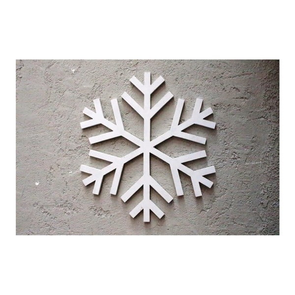 Vánoční nástěnná dekorace Snow Flake, 38 x 1,8 x 38 cm
