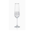 Sada 6 sklenic na šampaňské Crystalex Frost, 200 ml