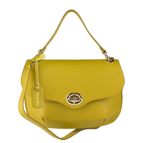 Žlutá kožená kabelka Maison Bag Amber