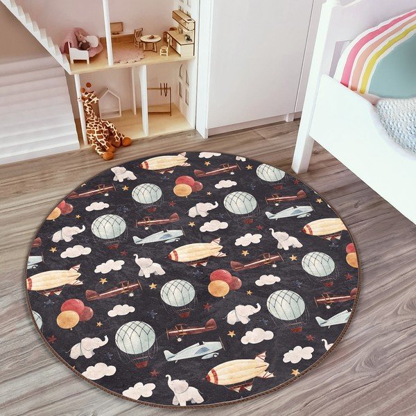 Dětský koberec ø 100 cm Comfort – Mila Home-image-3