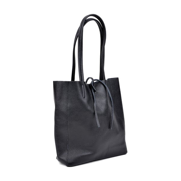 Černá kožená kabelka Sofia Cardoni Vera-image-2