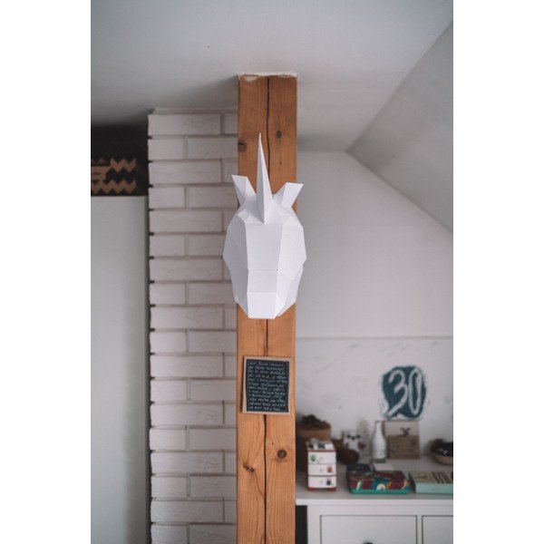 Kreativní sada pro skládání z papíru Papertime Bílý Jednorožec-image-4