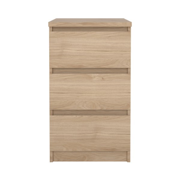 Komoda v dekoru dubu v přírodní barvě 40x70x50 cm Naia – Tvilum