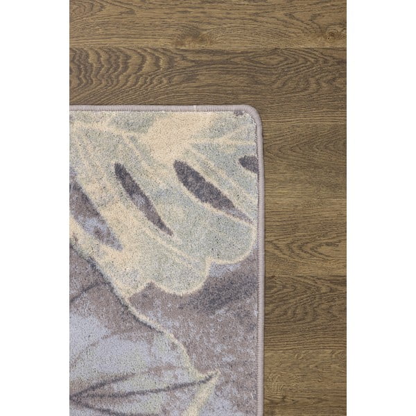 Krémovo-šedý vlněný koberec 200x300 cm Plants – Agnella-image-3