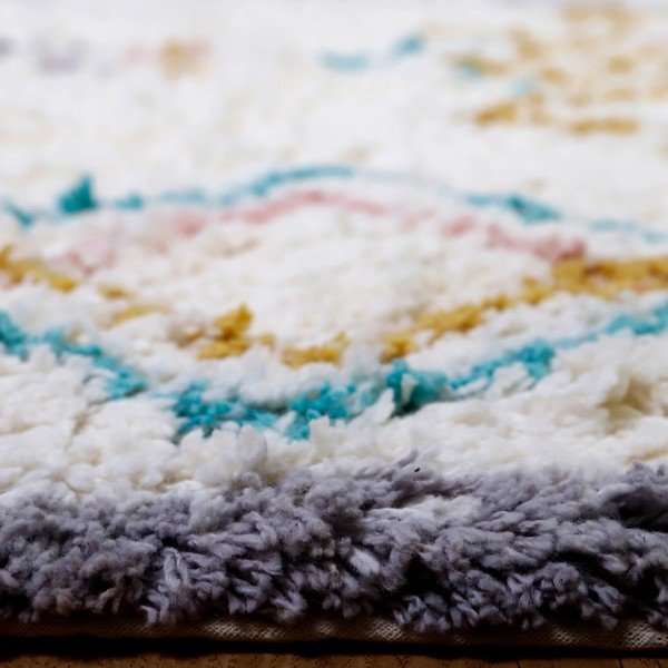 Pestrý bavlněný ručně vyrobený koberec Nattiot Milko, 100 x 160 cm-image-1