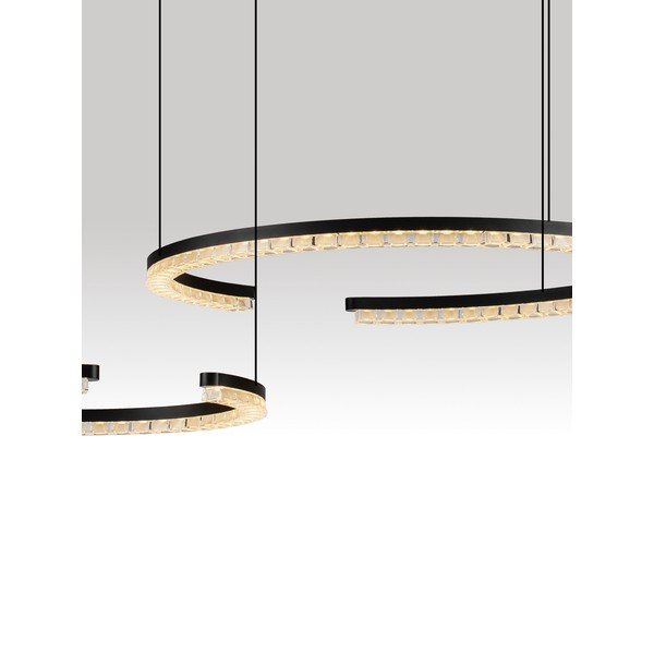 Matně černé hliníkové LED stmívatelné závěsné svítidlo Greamy – Nova Luce-image-2
