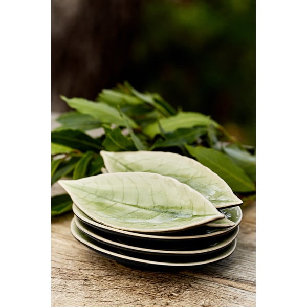 Světle zelená kameninová odkládací miska Costa Nova Riviera, délka 18 cm-image-1