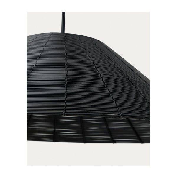 Černé stínidlo ø 70 cm Saranella – Kave Home-image-3
