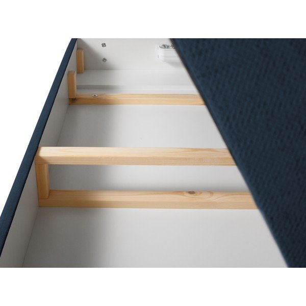 Tmavě modrá boxspring postel s úložným prostorem 160x200 cm Sunset – Cosmopolitan Design-image-4