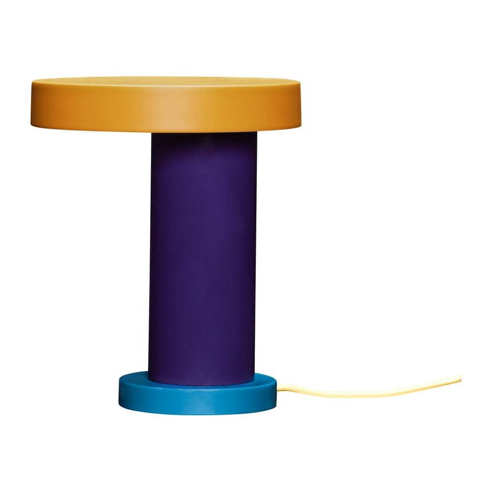 Fialová LED stmívatelná stolní lampa (výška 25 cm) Magic – Hübsch