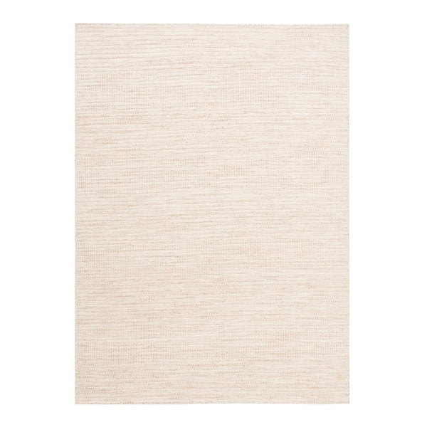 Béžový ručně tkaný vlněný koberec Linie Design Angel, 140 x 200 cm