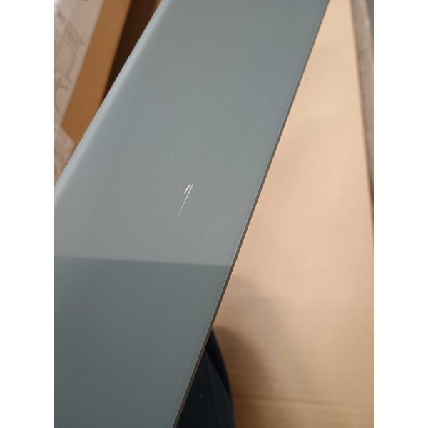 Domečková/patrová dětská postel s roštem 90x190 cm v přírodní barvě/šedozelená Valka - II. jakost – Marckeric-image-3