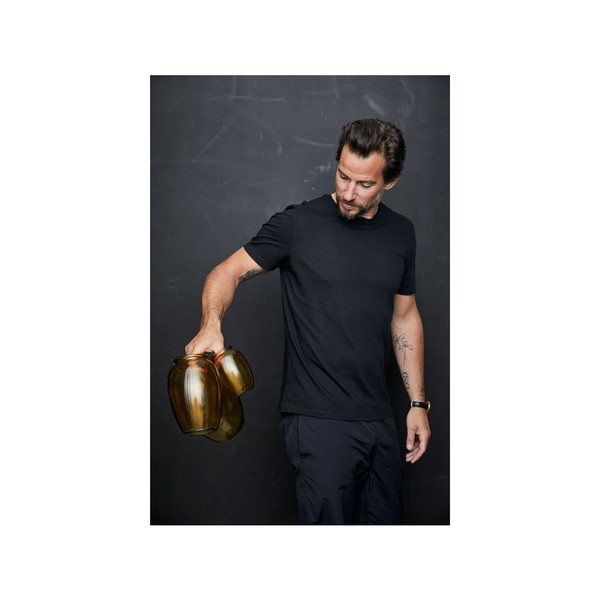 Žlutá skleněná váza Bitz Kusintha, ø 17,5 cm-image-2