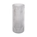 Šedá skleněná váza PT LIVING Allure, výška 30 cm