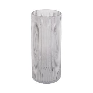 Šedá skleněná váza PT LIVING Allure, výška 30 cm