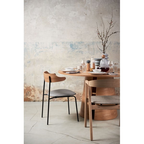 Modrošedá keramická váza Kähler Design Kontur, výška 29 cm-image-2