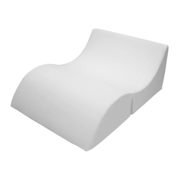 Bílé variabilní lehátko/stolek 13Casa Cleo