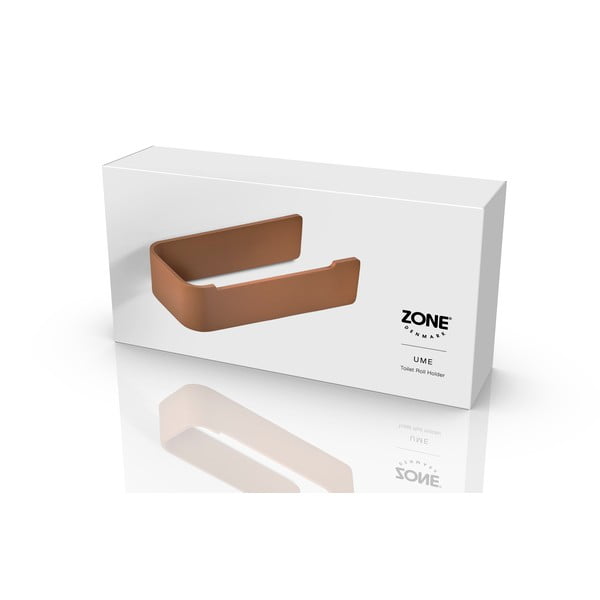 Nástěnný kovový držák na toaletní papír v terakotové barvě Ume – Zone-image-2