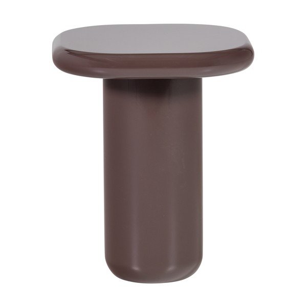 Lesklý odkládací stolek 50x50 cm Zava – WOOOD