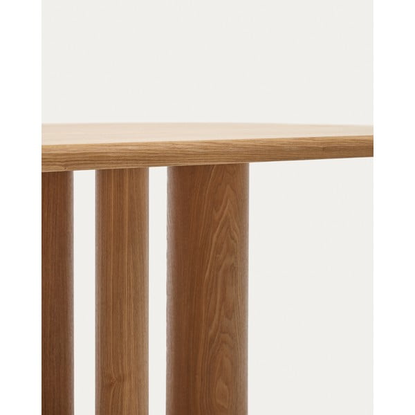 Jídelní stůl v dekoru jasanu 105x220 cm Mailen – Kave Home-image-2