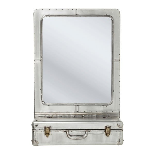 Nástěnné zrcadlo s úložným prostorem Kare Design Suitcase