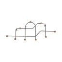 Šedý kovový nástěnný věšák 71 cm Maze – PT LIVING