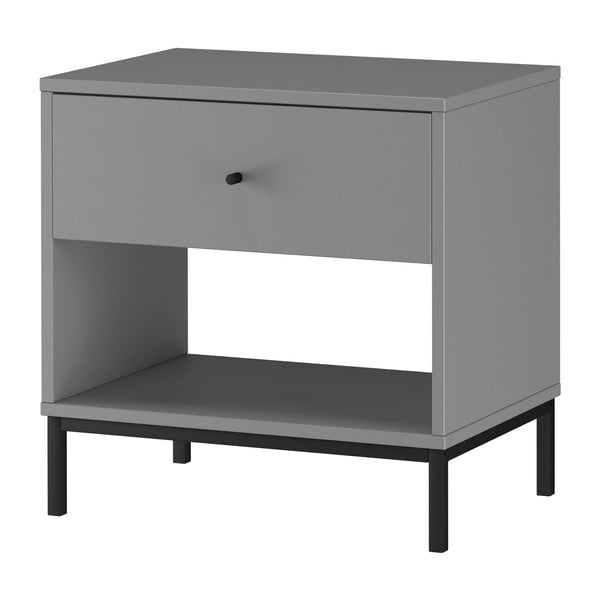 Šedý noční stolek Celine – Støraa-image-2