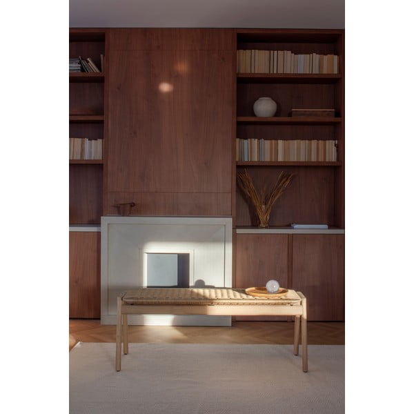 Lavice v přírodní barvě Klupa – Gazzda-image-1