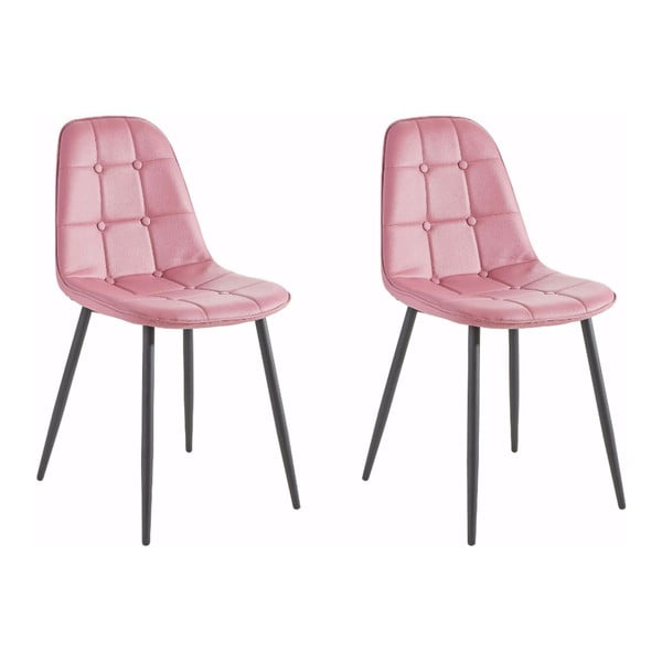 Sada 2 růžových židlí Støraa Lamar