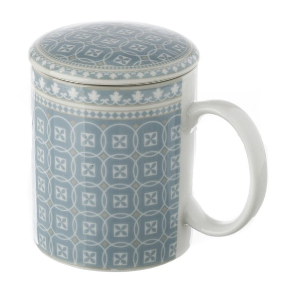 Modrý hrnek s čajovým sítkem Unimasa Cover
