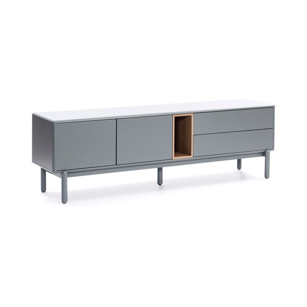 Modro-šedý TV stolek 180x56 cm Corvo – Teulat-image-2