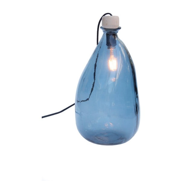 Modré svítidlo z recyklovaného skla Velvet Atelier Tropez, ø 34 cm
