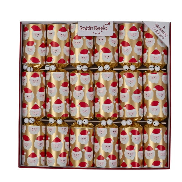 Vánoční crackery v sadě 6 ks Racing Santa – Robin Reed