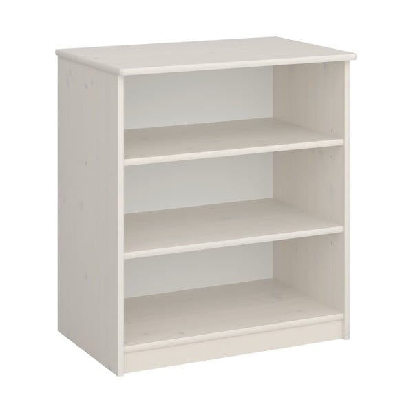 Bílá dětská knihovna z borovicového dřeva 64x72 cm Memphis - Tvilum-image-1