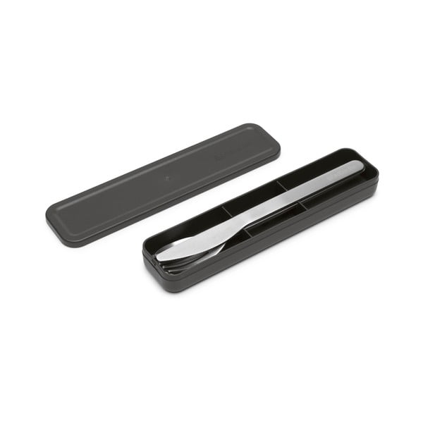 Nerezový cestovní příbor ve stříbrné barvě v sadě 3 ks Make & Take – Brabantia-image-2