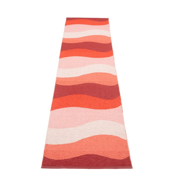 Červený vnitřní a venkovní běhoun 70x300 cm Urvi Fire – Pappelina