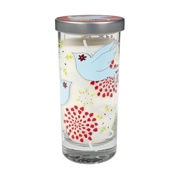 Vonná svíčka Glass Bridgewater Candle, vůně vanilky, květin a santalu