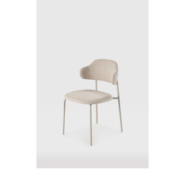 Krémové jídelní židle v sadě 4 ks Adriel – Marckeric-image-1