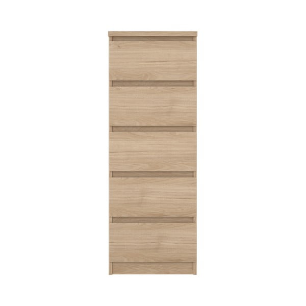 Komoda v dekoru dubu v přírodní barvě 40x111x50 cm Naia – Tvilum