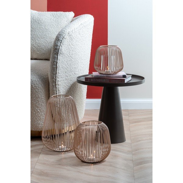 Světle hnědá stolní lucerna PT LIVING Lantern, výška 21 cm-image-3