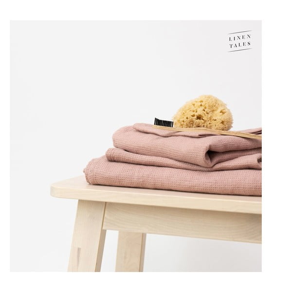 Hnědý lněný ručník 140x100 cm - Linen Tales-image-3
