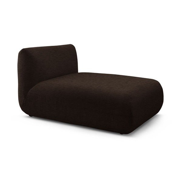 Tmavě hnědý manšestrový modul pohovky Lecomte – Bobochic Paris-image-3