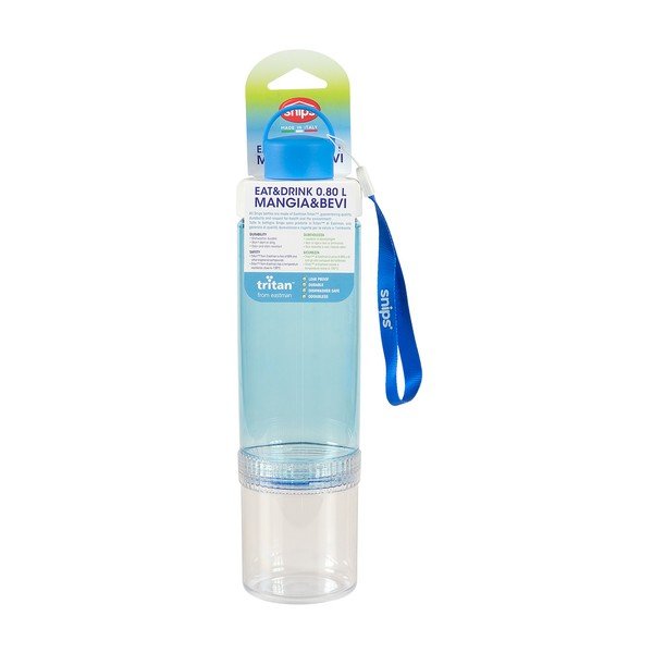 Modrá lahev na vodu Snips Eat&Drink, 750 ml-image-1