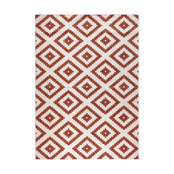 Hnědo-krémový venkovní koberec NORTHRUGS Malta, 120 x 170 cm