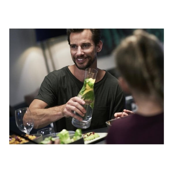 Bílá skleněná karafa 1.2 l Fluidum - Bitz-image-4